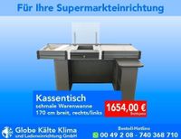 Kassentisch, 170cm, Rechtsband, Stehband, schmale Warenwanne, Supermarkteinrichtung, Ladeneinrichtung, Laden, Kiosk, Kasse Nordrhein-Westfalen - Mülheim (Ruhr) Vorschau