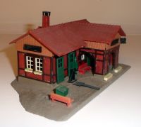 (H 30)  KIBRI Bahnhof Nr. 909 für Märklin,Roco Eisenbahn H0/Ho Bayern - Simbach Vorschau