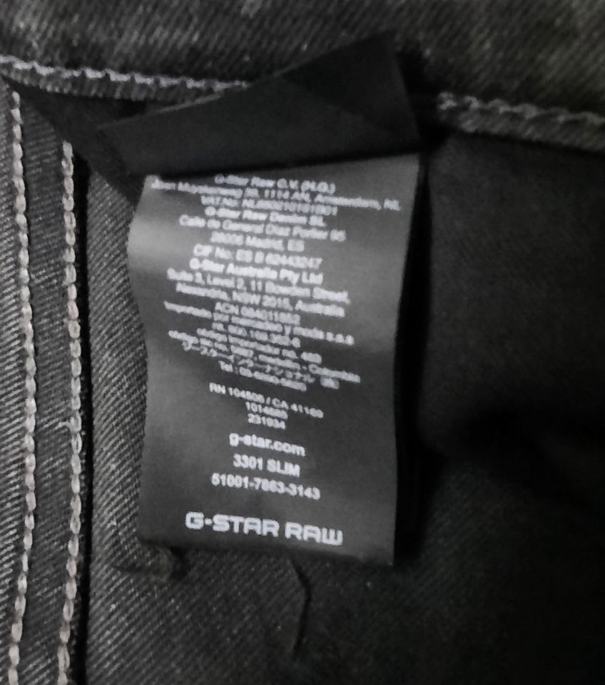 RAW G-STAR Herren Jeans Gr 33/32 in Tübingen