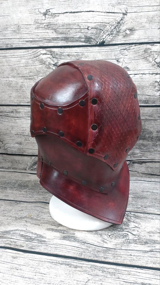 Lederhelm, Ritterhelm, Mittelalter, Larp, Helm in Gütersloh