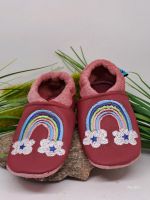 Lederpuschen Größe 23,Babyschuhe, Puschen, Lauflernschuhe Niedersachsen - Hechthausen Vorschau