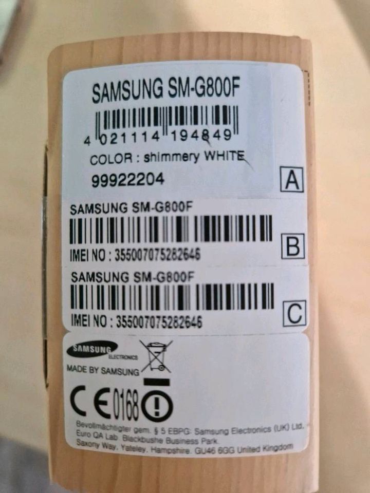 Samsung Galaxy S5 Mini weiß + Zubehör gebraucht in Bestensee