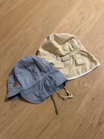 Gr. 44-47 - 2 Stück Sonnenhüte in blau/beige Beuel - Limperich Vorschau