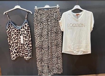 Aktion Leopard Hose Seide Anteil s m l xl italy mode 36 42 in Mainz