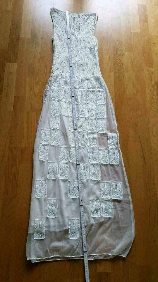 Moschino Maxi Kleid wie neu Gr. 36-38 weiß in München