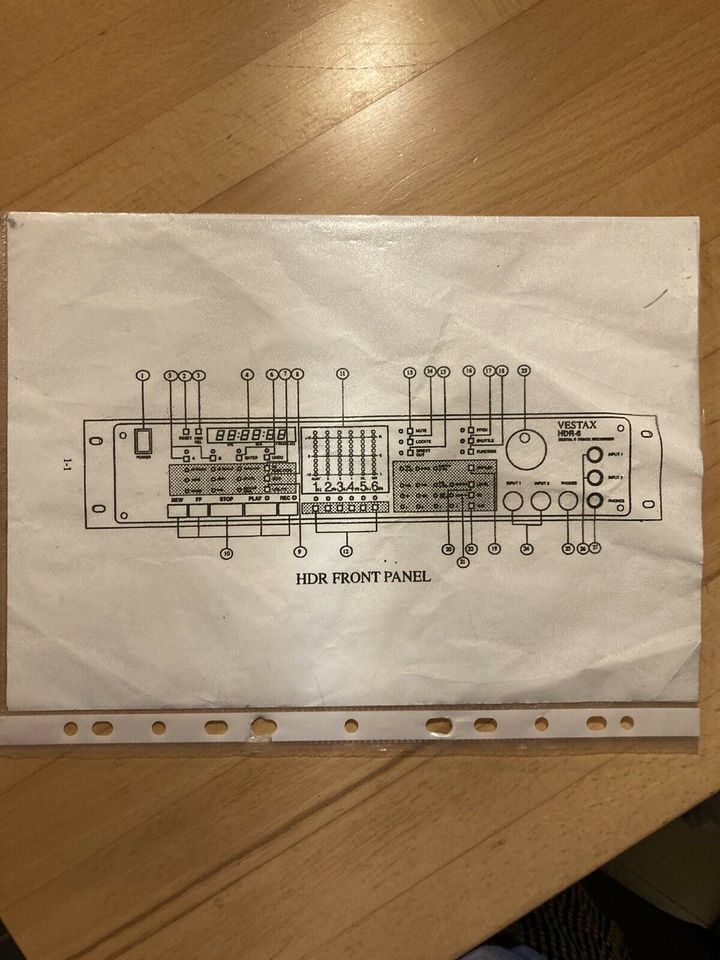 Vestax HDR -6 Digital 6 Track Recorder Festplattenrecorder in Aurich