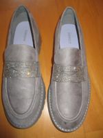 Graceland tolle Halbschuhe Gr 40 grau Glitzer Frühling/Sommer neu Niedersachsen - Bramsche Vorschau