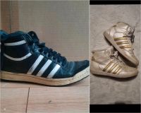 Adidas schuhe sneaker schwarz weiß gold 38 pearl matt Bayern - Grassau Vorschau