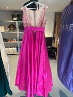Auffälliges Abendkleid in Pink mit Glitzer – Größe 36–38 Harburg - Hamburg Heimfeld Vorschau