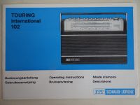 ITT Schaub-Lorenz Touring international 102 Bedienungsanleitung Wiesbaden - Erbenheim Vorschau