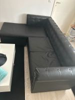 Chesterfield L-Sofa schwarz Leder Baden-Württemberg - Schömberg b. Württ Vorschau