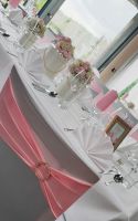 Stuhlbänder rosa Hochzeitsdeko Rheinland-Pfalz - Kirchberg (Hunsrück) Vorschau