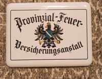 Emaille-Schild "Provinzial - Feuer - Versicherungsanstalt" Berlin - Schöneberg Vorschau