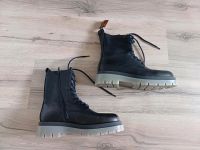 TOP NEU schwarz-graue 5th Avenue Boots Gr. 39 Leder warm Schnürer Kiel - Meimersdorf-Moorsee Vorschau