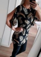 H&M Tunika Federn Bluse Shirt Gr 38 40 M schwarz Schleswig-Holstein - Wrist Vorschau