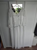 Hochzeitskleid Brautkleid Gr.56 (wie 54) Offwhite mit Brautbeutel Nordrhein-Westfalen - Havixbeck Vorschau