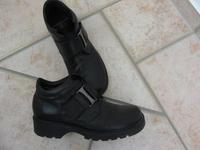 Damen Schuhe Gr. 38  Leder schwarz Versand möglich Bayern - Elsenfeld Vorschau
