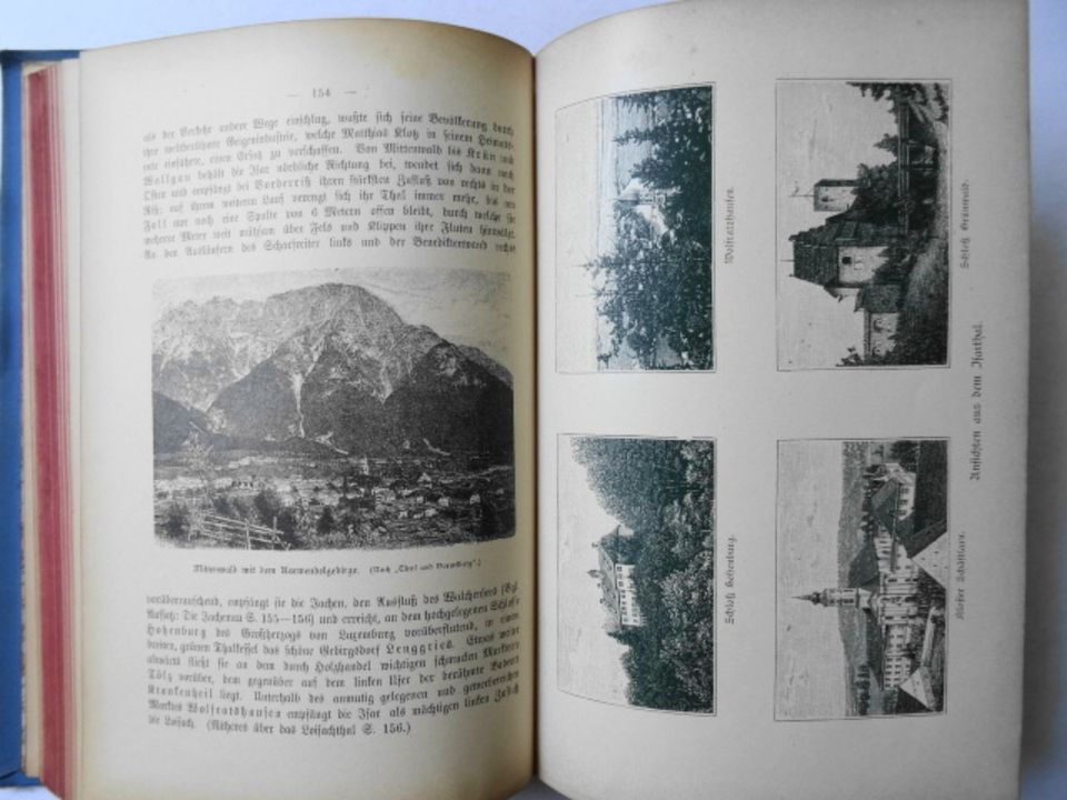 Heidelbach, Hans. Bayern in Wort und Bild. Von 1899, Holzstiche in Königsbach-Stein 