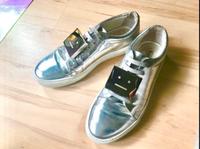 Acne Adriana Sneaker 39 dash face in fluid silver silber Berlin - Neukölln Vorschau