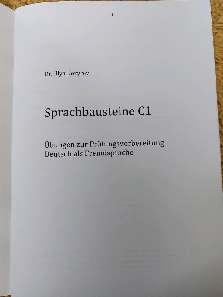 Sprachbausteine Deutsch C1, Prüfungen Vorbereitung.. in Hannover