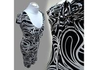 Amisu Jersey Mini Kleid Tunika Sommer Shirt Illusion Op Art S Leipzig - Möckern Vorschau
