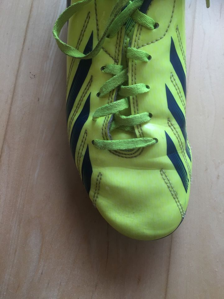 Fußballschuhe adidas predator weiß 36 gelb-blau 36 2/3 Stollen in Steinau an der Straße