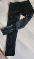 Leggings schwarz mit Mesh-Einsätzen von SHEIN Bayern - Eckersdorf Vorschau