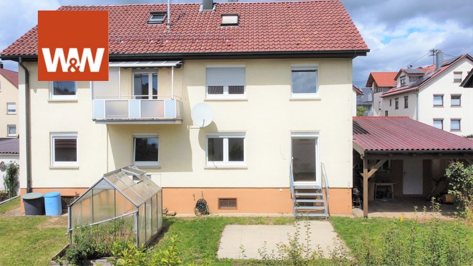 Mehrfamilienhaus für ein bis drei Familien, mit Garten und Garage in Alfdorf in Alfdorf