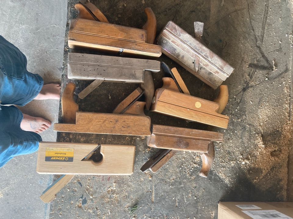 Holz Hand Hobel 7 stk neue und antik in Gelmer