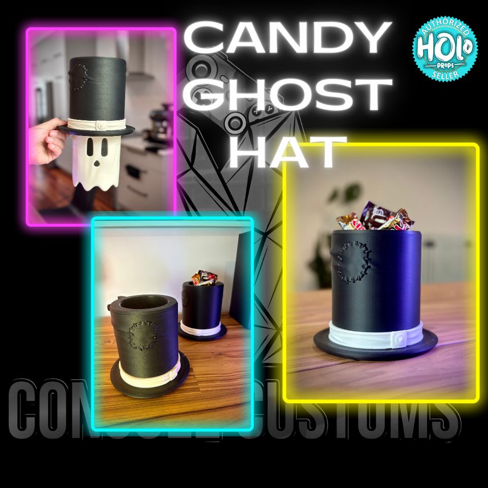 Halloween Deko Candy Ghost Hat Süßigkeiten Hut mit Überraschung in Lünen