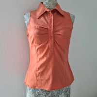 Mexx Bluse ärmellos 38/M Vintage Kragen orange Rheinland-Pfalz - Trier Vorschau