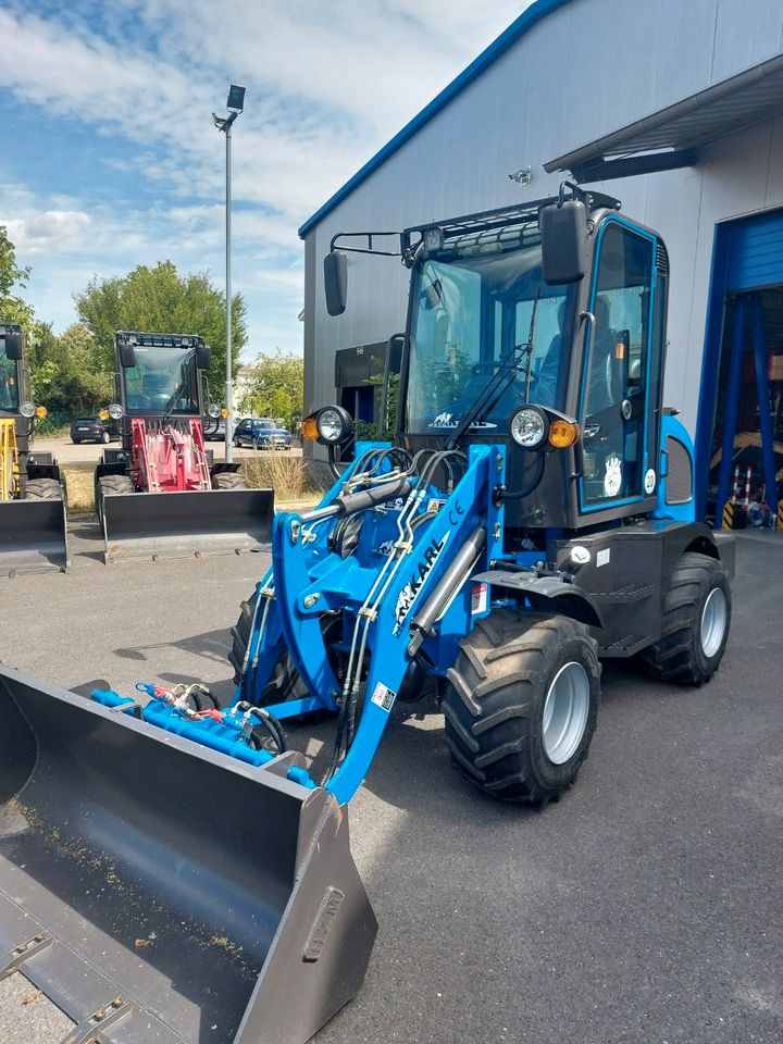 SONDERPREIS !! Radlader inkl. Schaufel + Straßenzulassung + UVV, Hoflader, Kompaktlader, KARL 908 / 809, Lieferung möglich, Sofort verfügbar, kein Kubota, JCB, Cat in Oberthulba