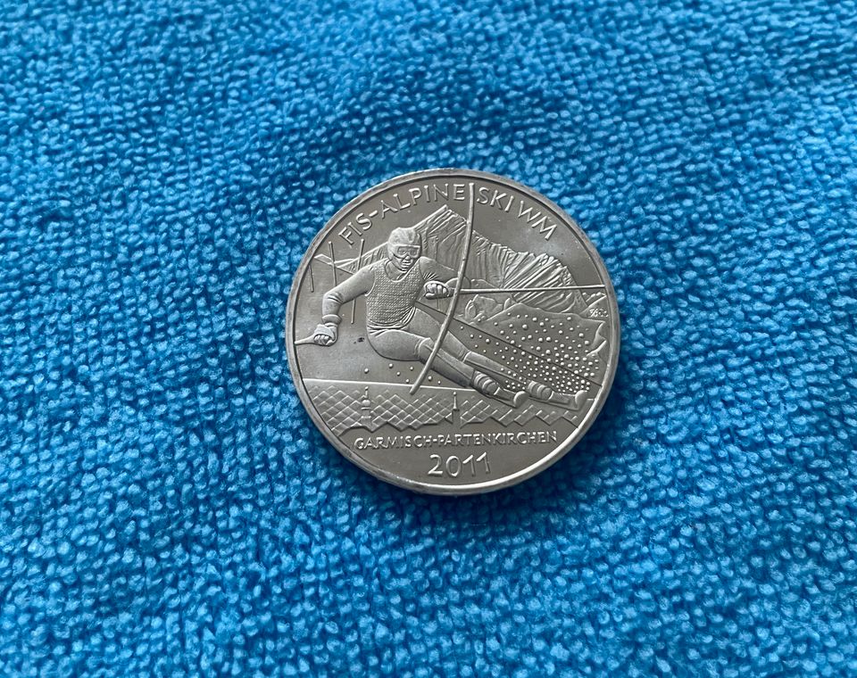 10x10 Euro Silbermünzen "Alpine Ski WM 2011" (925 Sterling) in Sprendlingen