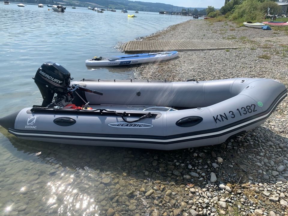 Schlauchboot Zodiac Mark 1 & Mercury F 9.9 Motor in Rottweil