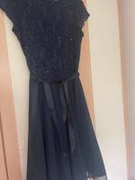 Swing Kleid, Gr. 38, kurzarm mit Pailletten Niedersachsen - Braunschweig Vorschau