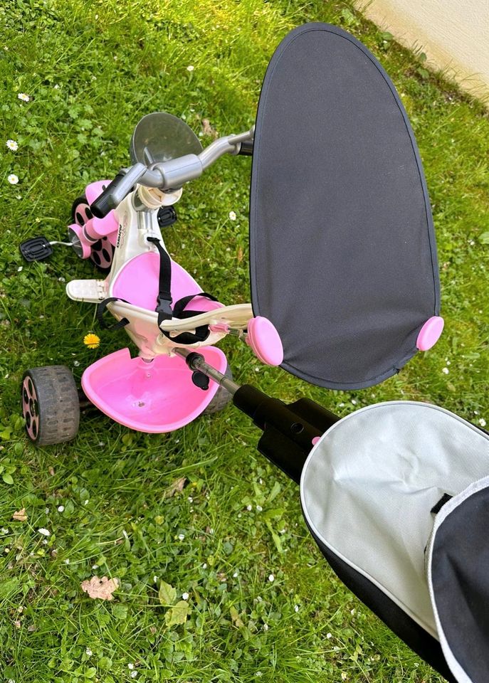 TOYSRUS Dreirad Pink Kinder Tricycle mit Lenkstange Fahrrad in Frankfurt am Main