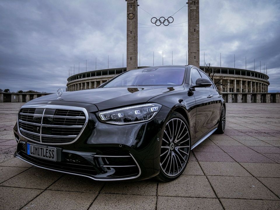 Monatsmiete Mercedes Benz S-Klasse Lang 2022 mieten Luxuswagen in Berlin