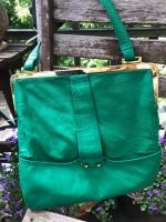 Damenhandtasche - vintage, Leder, grün Berlin - Charlottenburg Vorschau