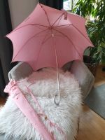 Moschino Schirm rosa Regenschirm mit Hülle Bayern - Kolbermoor Vorschau