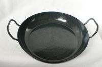 Emaille Pfanne Bräter Paella-Pfanne ø 28,5 cm 5,4 cm hoch schwarz Nordrhein-Westfalen - Krefeld Vorschau