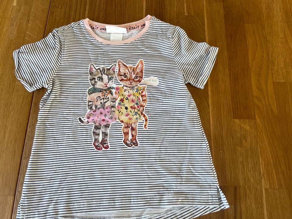 T-Shirt Gr 92-98 Mädchen Katzen in Neuwied