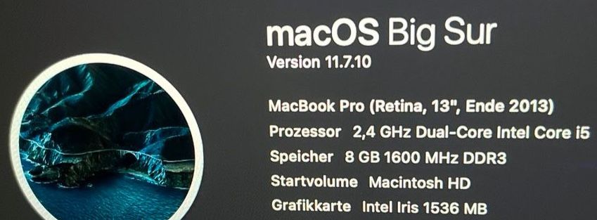 MacBook Pro Rentina 13 Zoll Ende 2013 2,4GHz A1502, MacBook Apple in Duisburg