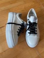 Zahira plateau sneakers echt Leder Turnschuhe weiß 39 wie neu Bayern - Hallbergmoos Vorschau