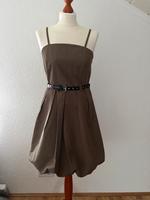 Kleid Gr 38 Khaki Ballonkleid Gürtel Träger Cocktailkleid Bayern - Simbach Vorschau