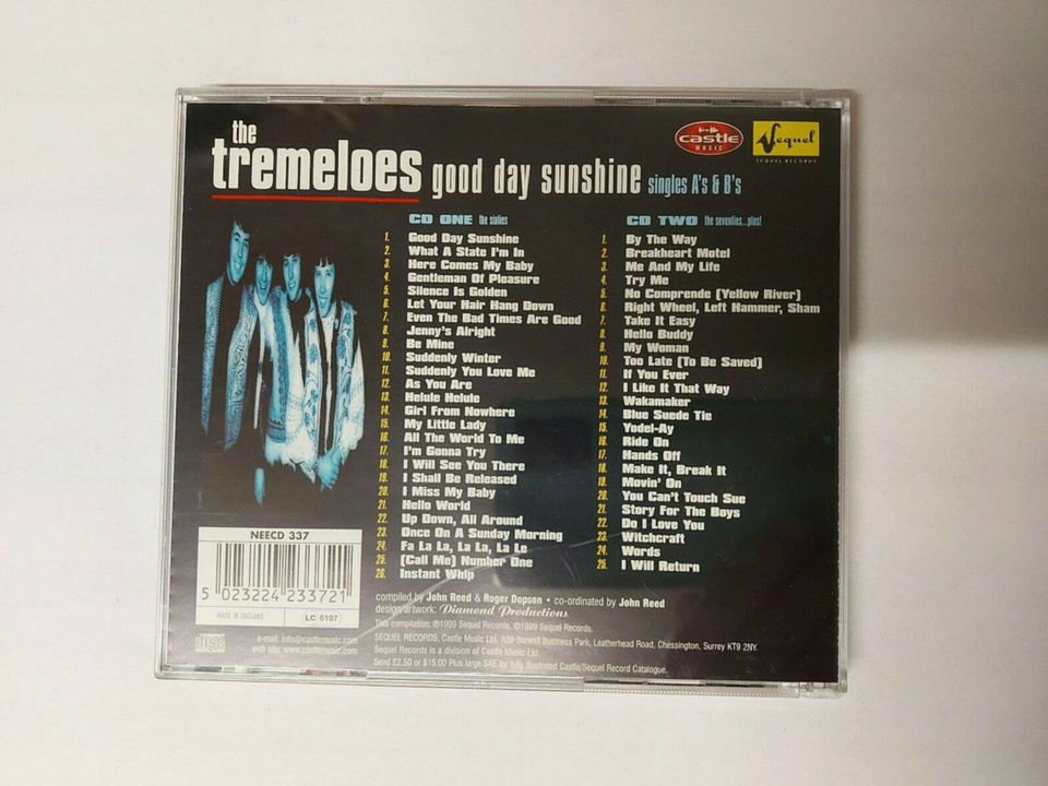 The Tremeloes 2 CD‘s Good Day Sunshine 51 Tracks  mint neu in Höxter