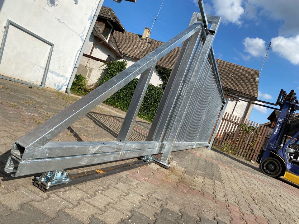 Schiebetor Freischwebend 2D 6/5/6 1,2x3,5 m jede Größe möglich in Düsseldorf