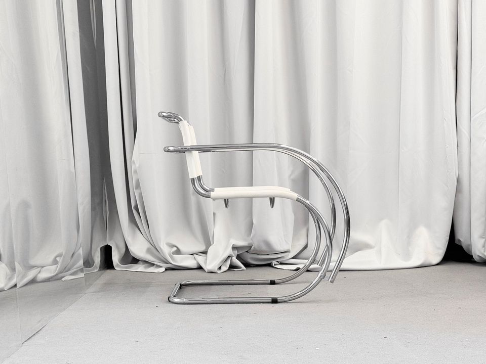 1/1 Bauhaus Sessel Stuhl Leder Italien Stahlrohr Chair in Berlin