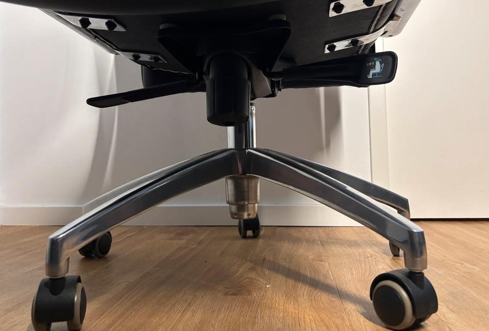 hjh Office Profi Chefsessel Aspera 10 schwarz/chrome, Echtleder in Teltow