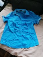 TOP Bluse Gr 48 bonita blau / türkis Kurzarm Wandsbek - Hamburg Rahlstedt Vorschau