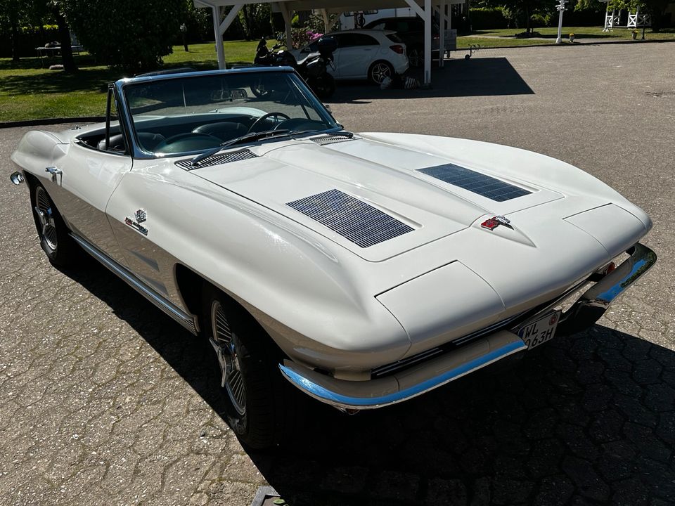 Corvette C2 Convertible Bj 1963 weiß in Hollenstedt